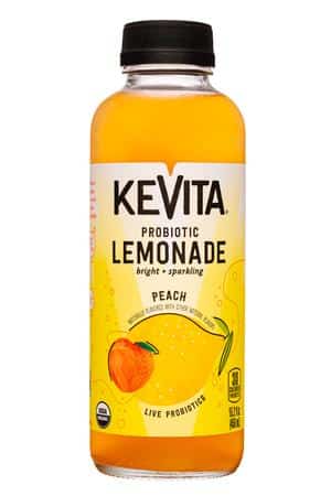 KeVita: Kevita-15oz-2022-ProbLemonade-Peach-Front