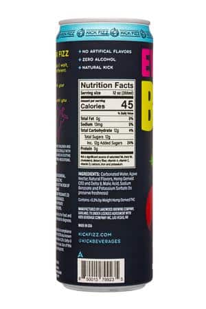 Kick Fizz: KickFizz-12oz-2025-EveningBuzz-Facts