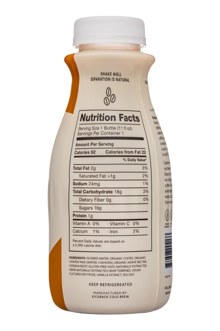 Kickback: Kickback-11oz-ColdBrew-Coffee-Facts