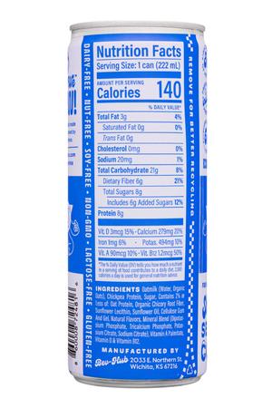 Kiddiwinks: KiddiWinks-7oz-2023-PBMilk-Vanilla-Facts