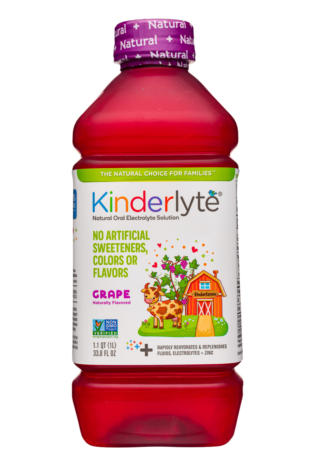 Kiderlyte: Kinderlyte-34oz-2020-Hydration-Grape-Fromt