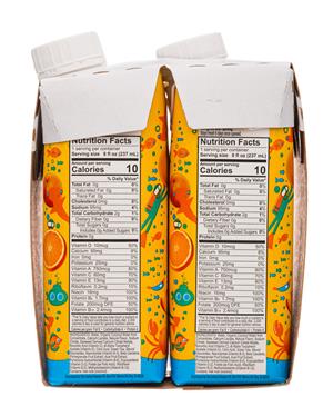 KidsLuv: KidsLuv-32oz-2020-JuiceWater-PeachMeOrange-Facts