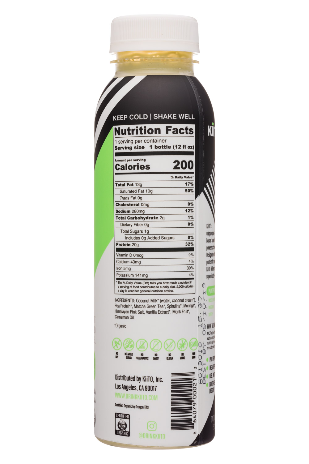 KiiTO: Kiito-12oz-SuperFuel-MatchMoringa-Facts
