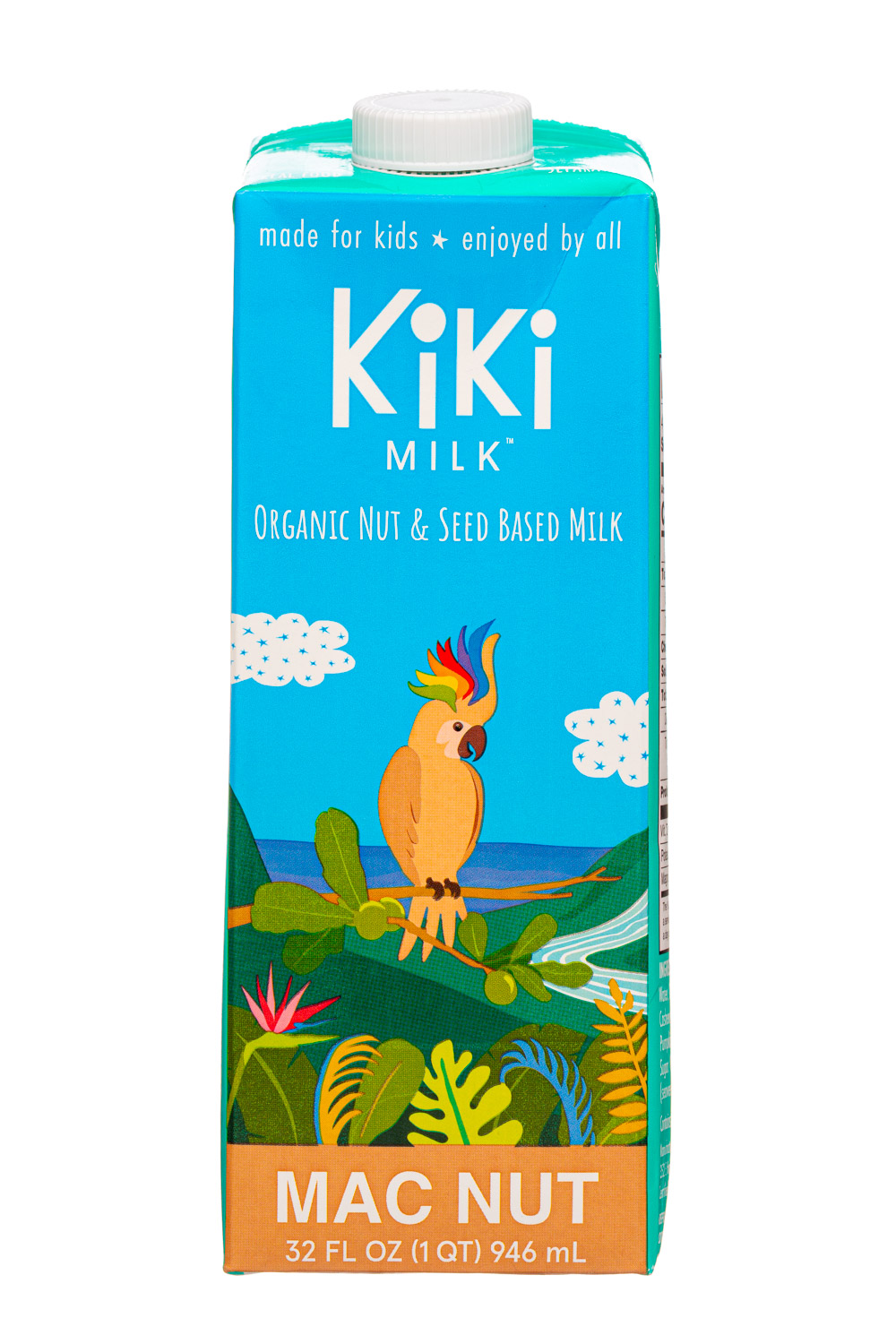 Kiki Milk: KikiMilk-2023-32oz-2023-MacNut-Front