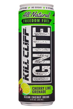 Kill Cliff: KillCliff-12oz-2020-Ignite-CherryLimeGrenade-Front