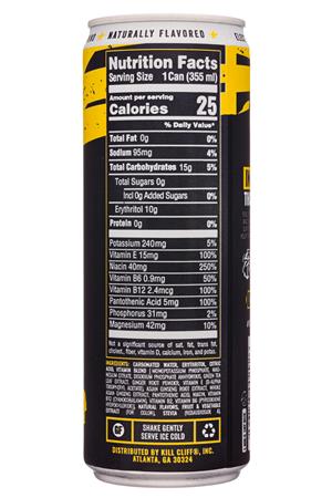 Kill Cliff: KillCliff-12oz-2020-Ignite-LemonBerry-Facts