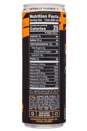 Kill Cliff: KillCliff-12oz-2020-Ignite-SmashCitrus-Facts