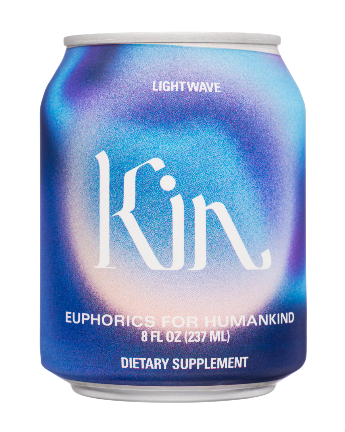 Kin Euphorics for Humankind: Kin-8oz-2021-Euphorics-Lightwave-Front