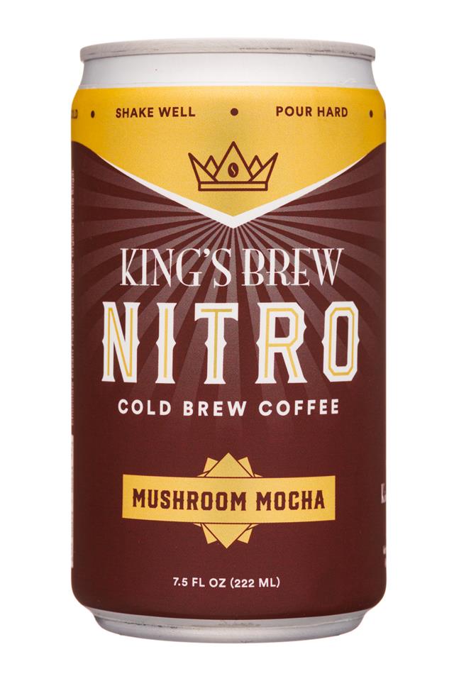 Kings's Brew: KingsBrew-8oz-Nitro-MushroomMocha-Front