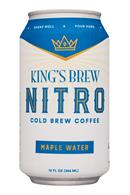 Kings's Brew: KingsBrew-12oz-Nitro-MapleWater-Front