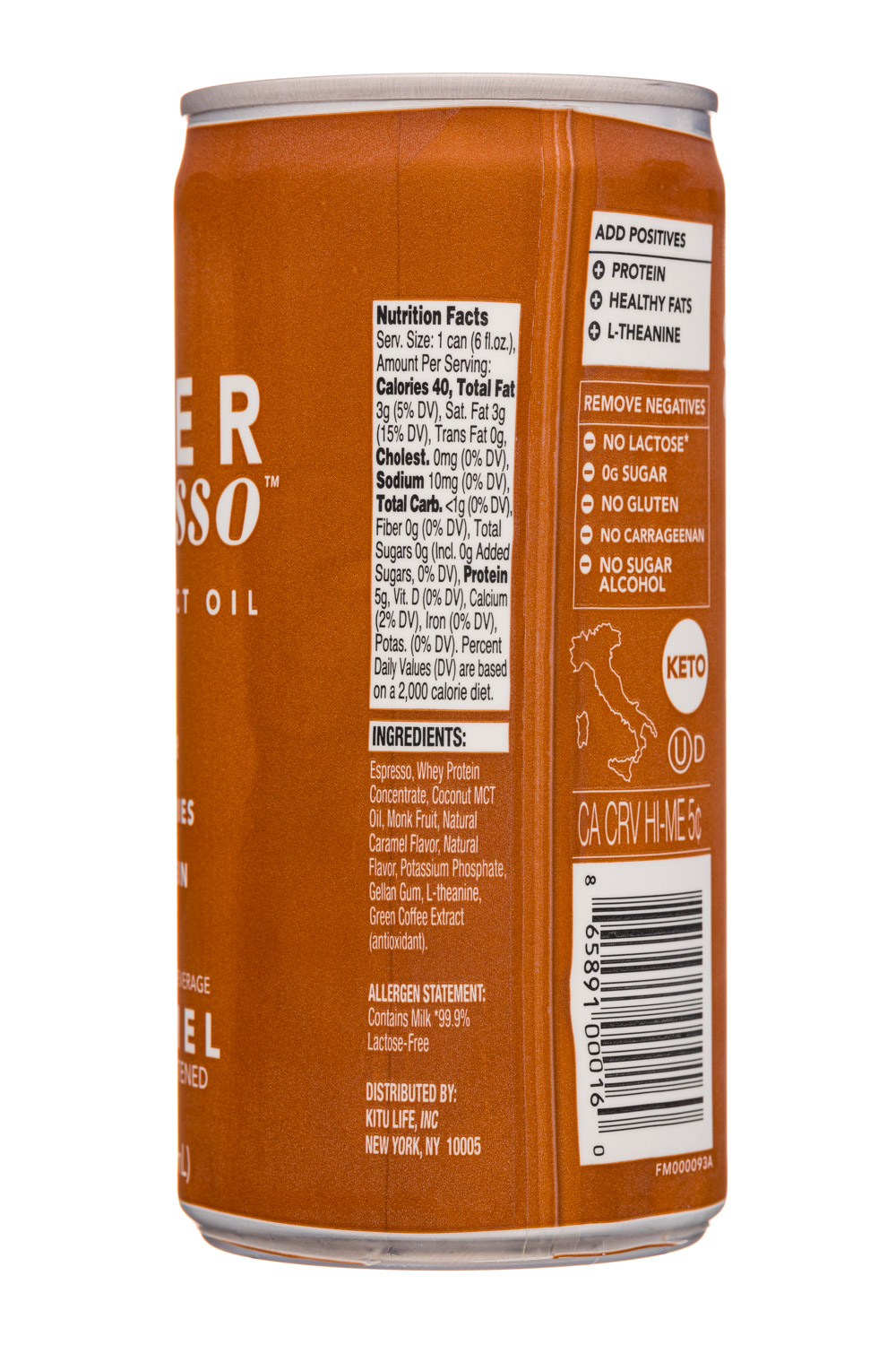 Super Coffee: KituLife-6oz-SuperEspresso-Caramel-Facts