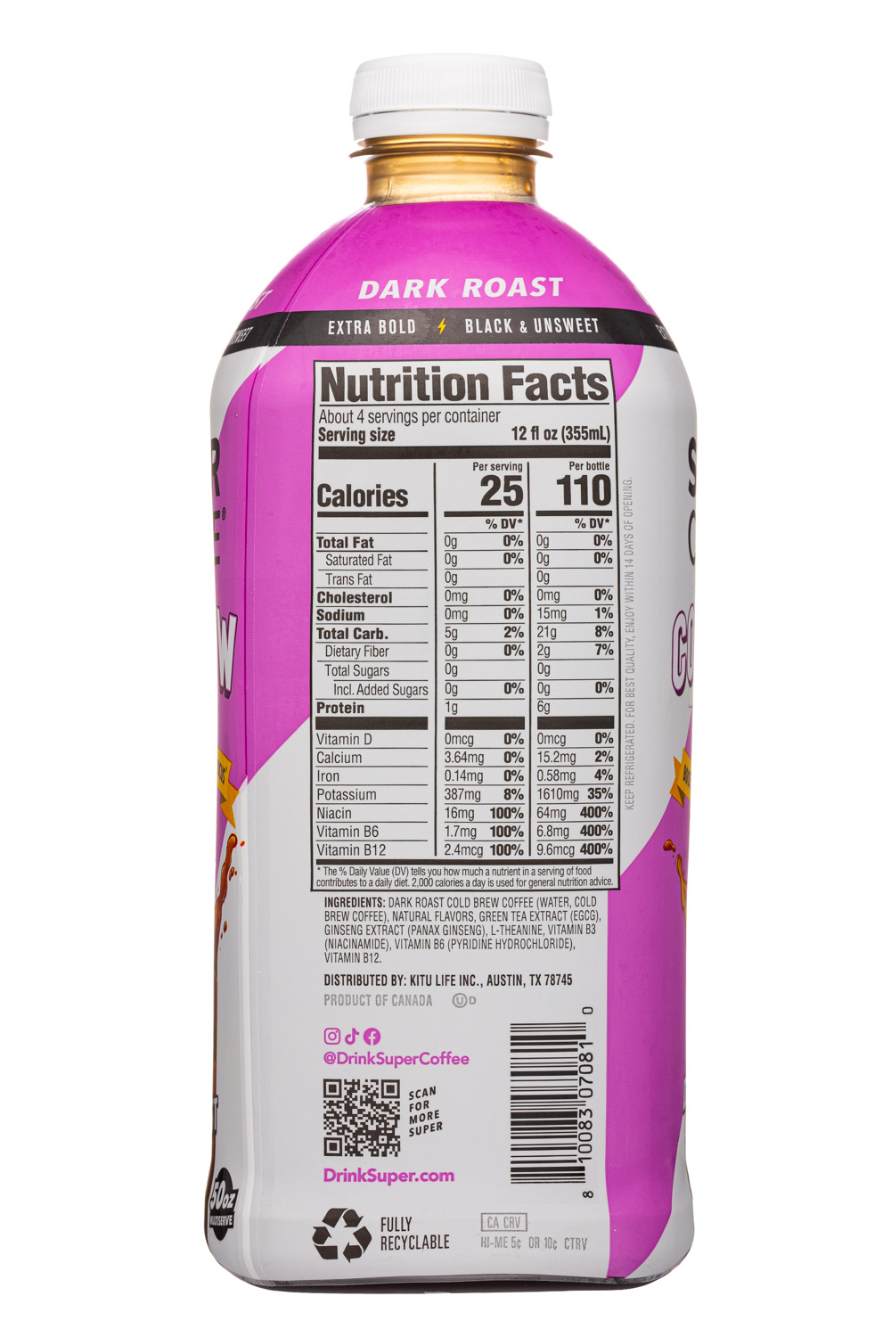 Super Coffee: SuperCoffee-50oz-2025-ColdBrew-DarkRoast-Facts