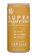 Super Coffee: KituLife-6oz-SuperEspresso-Vanilla-Front