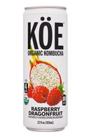 KOE  Organic Kombucha: Koe-12oz-Kombucha-RaspDragon-Front