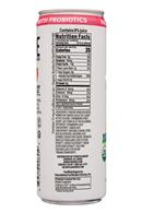 KOE  Organic Kombucha: Koe-12oz-2020-Kombucha-StrawbLemonad-Facts