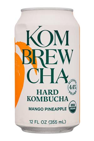 KomBrewCha: Kombrewcha-12oz-2020-HardBuch-MangoPineapple