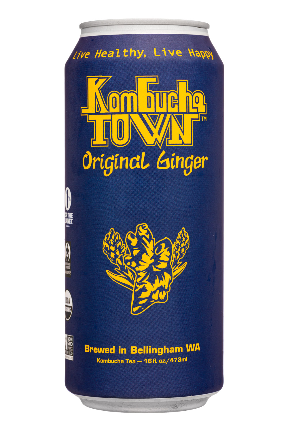 Kombucha Town: KombuchaTown-12oz-2024-OGGinger-Front