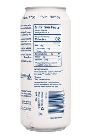 Kombucha Town: KombuchaTown-12oz-2024-BluebWhite-Facts