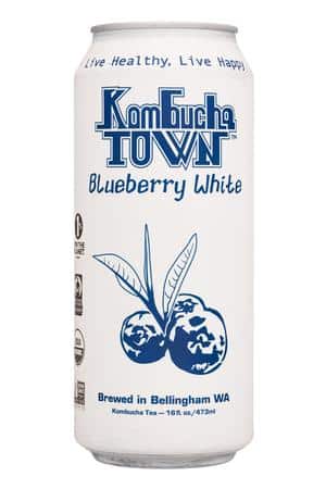 Kombucha Town: KombuchaTown-12oz-2024-BluebWhite-Front