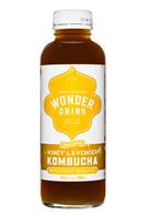 Kombucha Wonder Drink: WonderDrink-15oz-HoneyLavender-Front