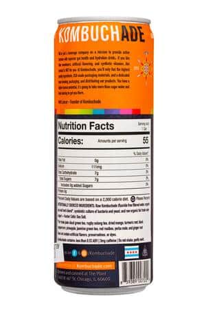 Kombuchade: Kombuchade-355ml-2025-MangoTurmeric-Facts