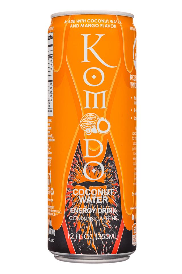 Komodo: Komodo-12oz-CoconutEnergy-Mango-Front