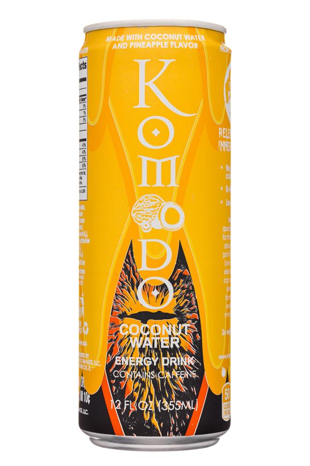 Komodo: Komodo-12oz-CoconutEnergy-Pineapple-Front