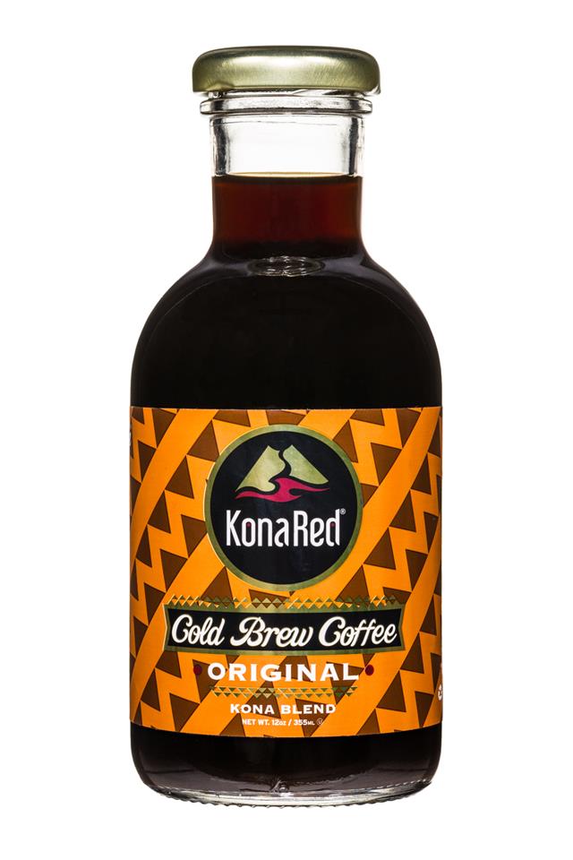 KonaRed Cold Brew Coffee: KonaRed-ColdBrew-12oz-OG-Front