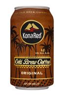 KonaRed Cold Brew Coffee: KonaRed-12oz-ColdBrewCoffee-Original-Front
