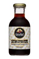KonaRed Cold Brew Coffee: KonaRed-12oz-ColdBrew-HawaiianVanilla-Front