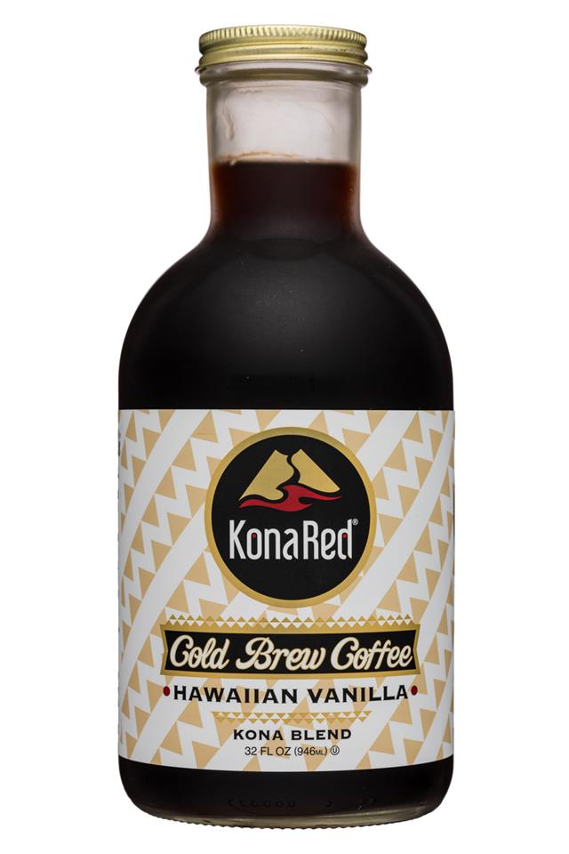 Kona Red: KonaRed-32oz-ColdBrew-HawaiianVanilla-Front