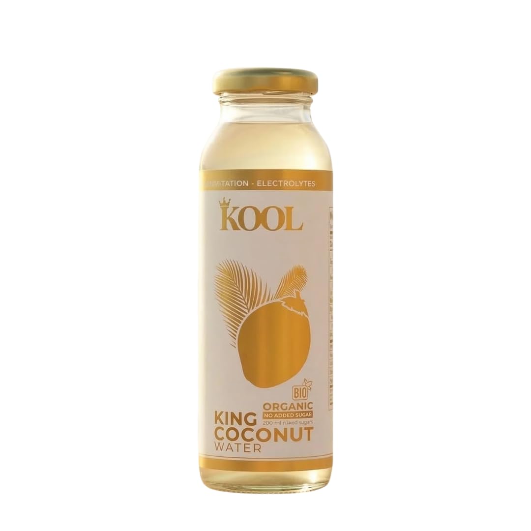 Robert "Kool" Bell Ultra Premium Organic Rare Kool King Coconut Water | 8.5 Fl oz Glass Bottles