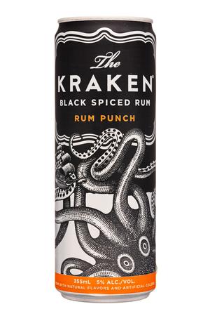 Kraken Rum: TheKraken-355ml-2022-BlackSpikedRum-RumPunch