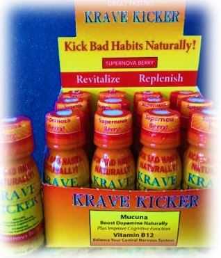 Krave Kicker: Photo of Krave Kicker 2.5 oz. liquid "shot" - Krave Kicker (uploaded by company)