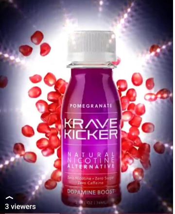Krave Kicker: Photo of Krave Kicker - Extra Strength Pomegranate - Krave Kicker (uploaded by company)