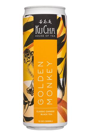 Ku Cha House of Tea: KuCha-12oz-2021-Tea-GoldenMonkey-Front