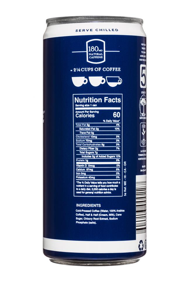 La Colombe Coffee: LaColombe-9oz-PureBlackWhite-Facts