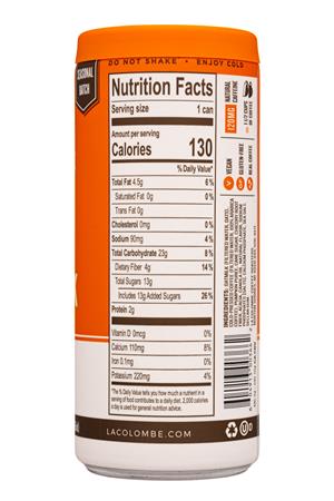 La Colombe Coffee: LaColombe-9oz-2021-DraftLatte-Oatmilk-PumpkinSpice-Facts