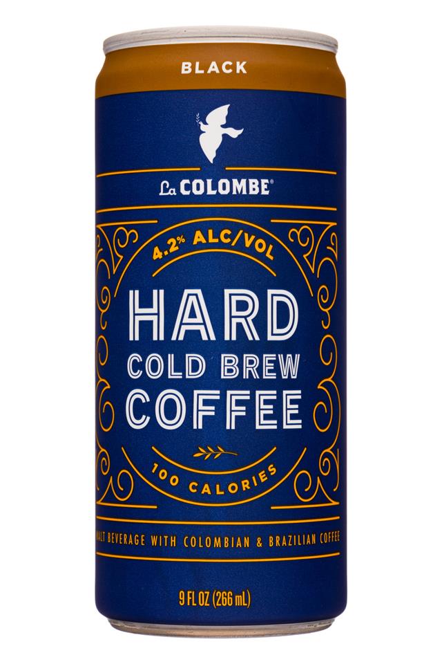 La Colombe Hard Cold Brew Coffee: LaColombe-9oz-HardColdBrew-Black