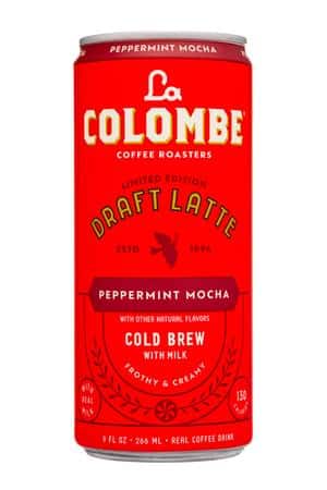 La Colombe: LaColombe-9oz-2024-DraftLatte-ColdBrew-PeppMocha-Front