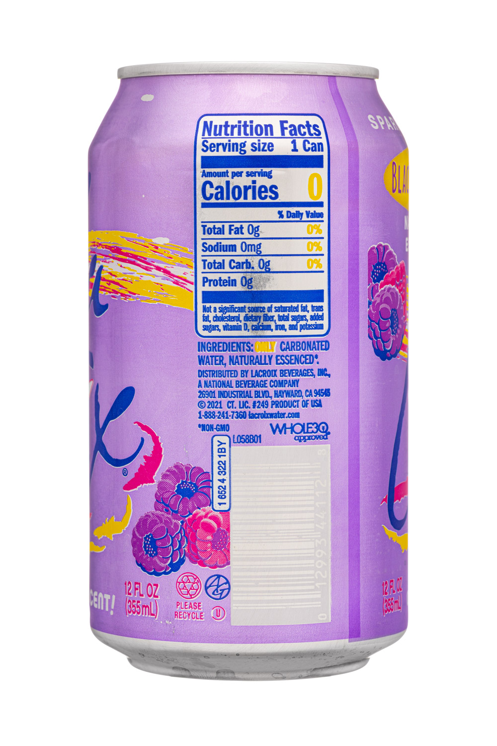 LaCroix: LaCroix-12oz-2024-Sparkling-BlackRazz-Facts