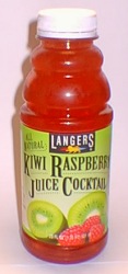 Kiwi Raspberry Juice Cocktail