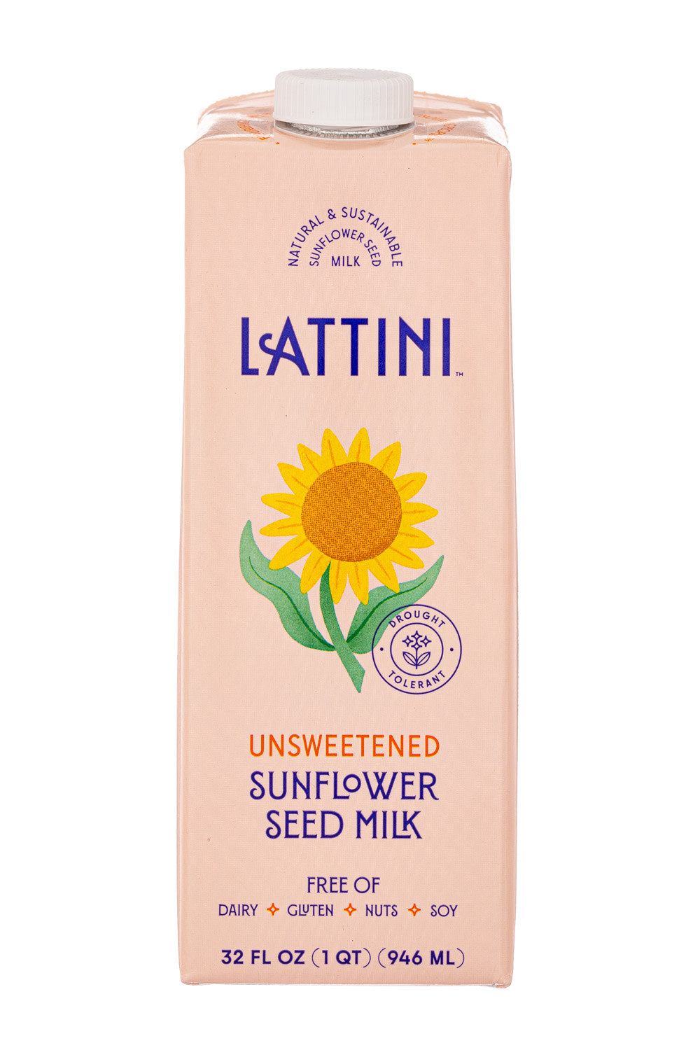 Lattini: Lattini-32oz-2023-SunflowerSeedMilk-Unsweet-Front
