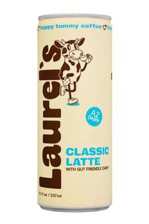 Laurel's Coffee: Laurels-8oz-2024-Latte-Classic-Front