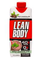 Lean Body: LeanBody-17oz-ProteinShake-MintChoc-Front