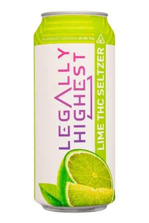 Legally Highest THC Seltzer: LegallyHighest-16oz-2023-THCSeltz-Lime-Front