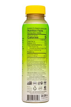 Lemon Perfect.: LemonPerfect-12oz-2022-LemonWater-KiwiStarFruit-Facts