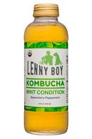 Lenny Boy Kombucha: LennyBoy-14oz-Kombucha-MintCondition-Front