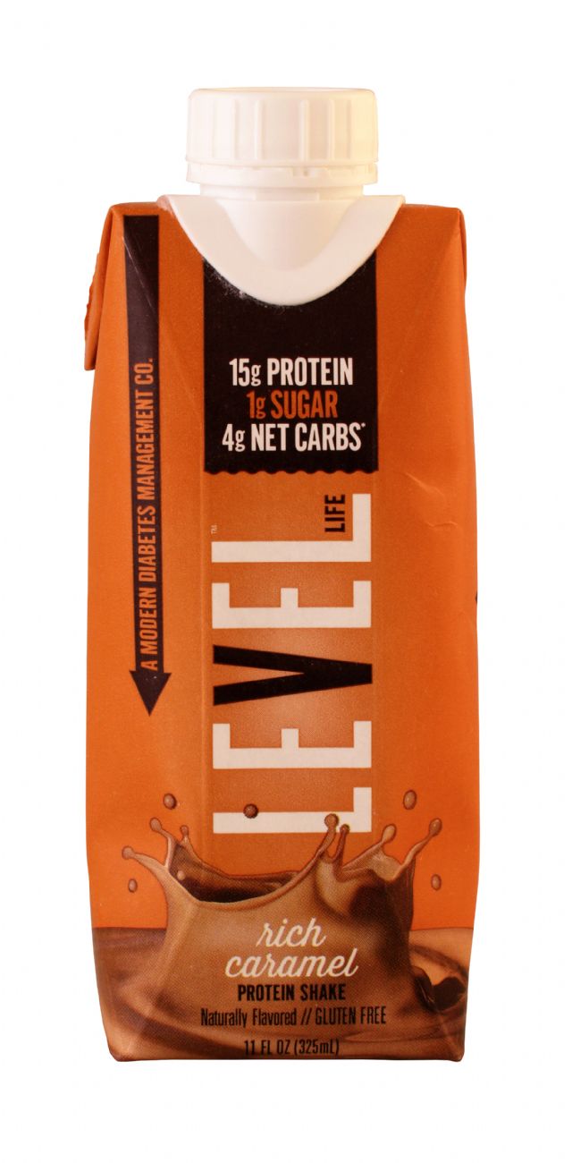 Level Life Protein Shake: Level Caramel Front