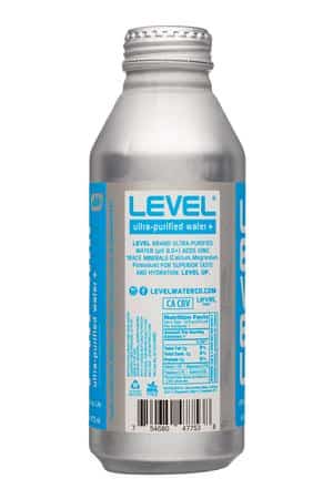 LEVEL Water: LevelWaterCo-16oz-2024-UltraPure-Facts